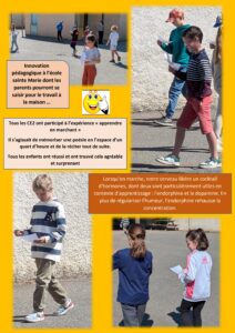 Apprendre en marchant!