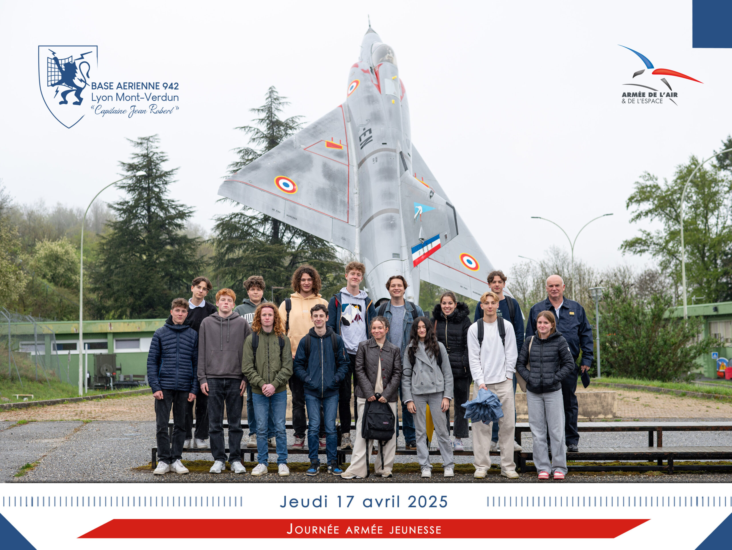 Demi-journée de visite – BIA –  Base aérienne militaire 942 du Mont Verdun