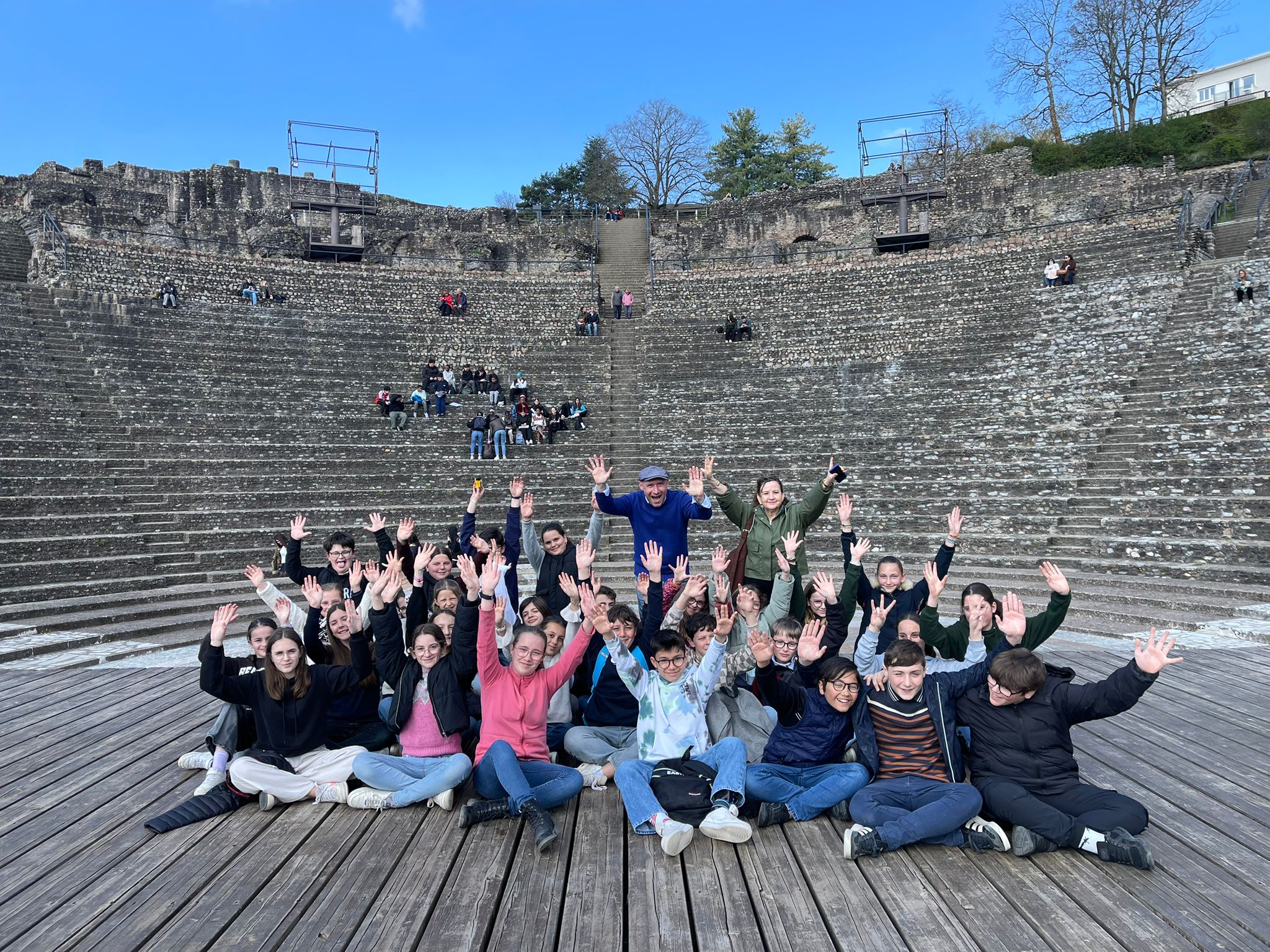 Visite de Lyon pour les élèves de 6ème théâtre